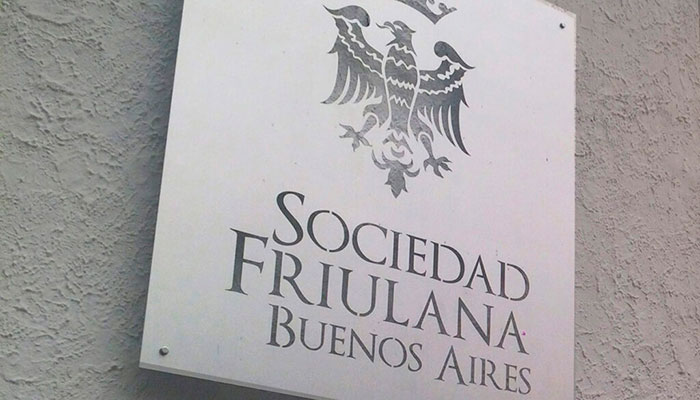 La Sociedad Friulana en Buenos Aires.