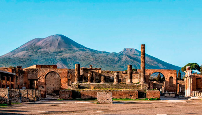 Pompei fue descubierta en 1748.